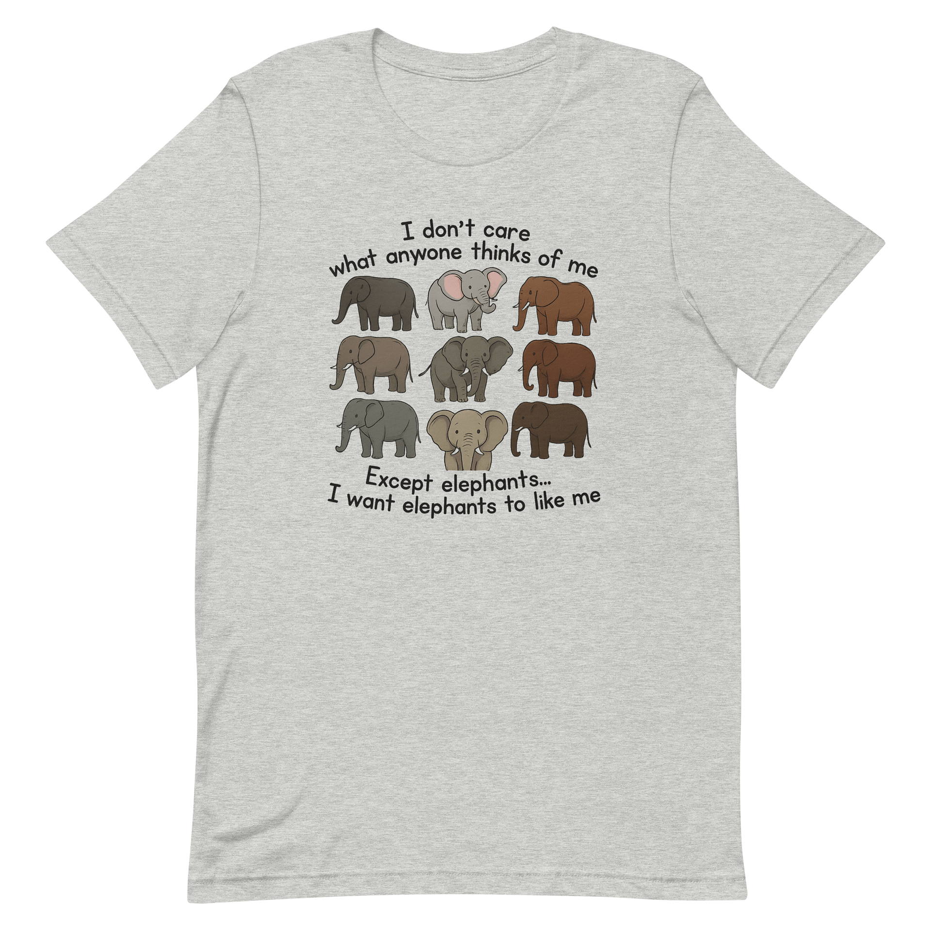 Whimsical Elephant Vibes T-Shirt product image (3)