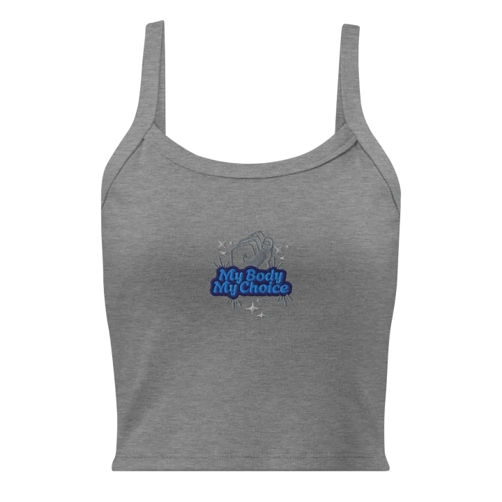 "My Body My Choice" Embroidered Tank Top product image (3)
