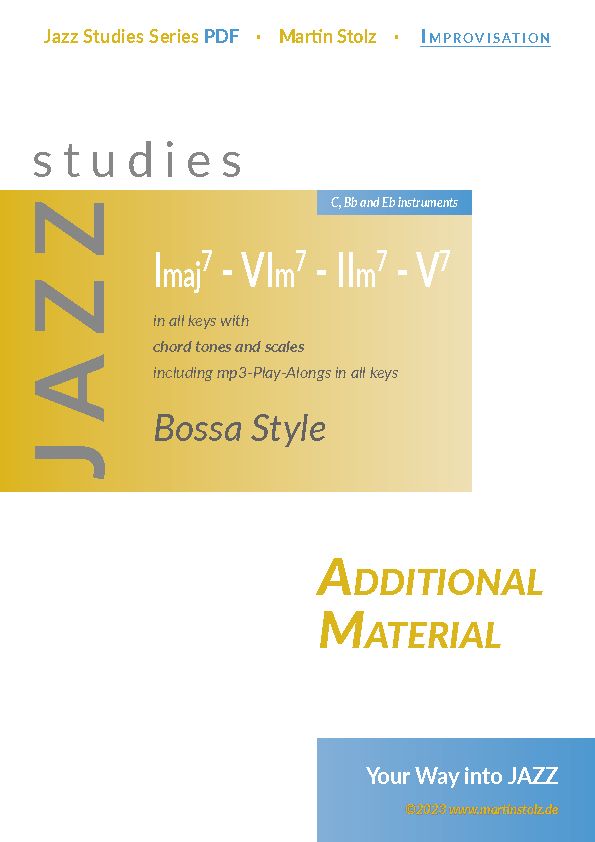I-VI-II-V Turnaround for C-Bb-Eb Instruments - Bossa Style product image (1)