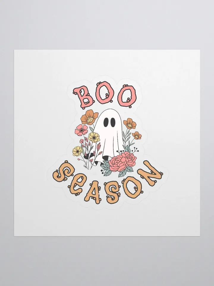 Whimsical Ghost Kiss Cut Stickers product image (1)