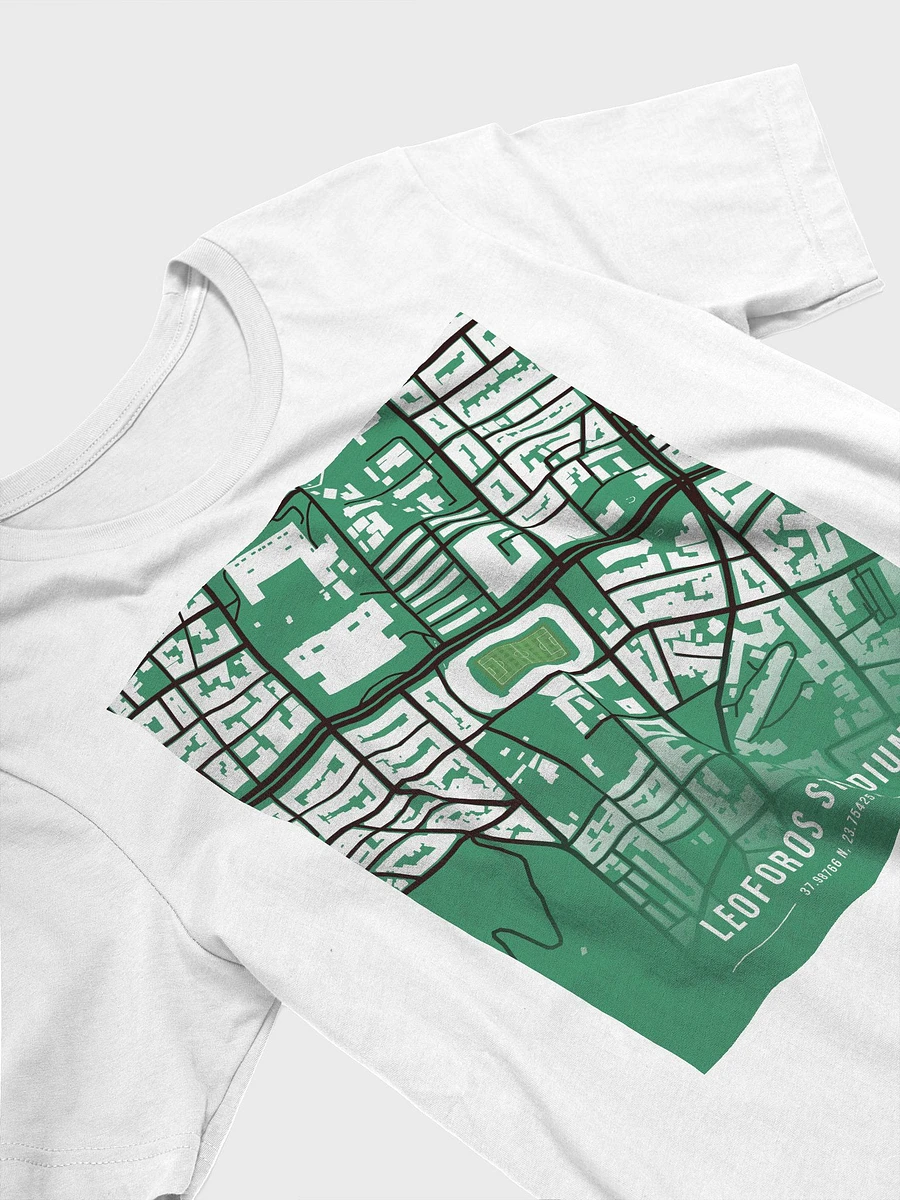 Panathinaikos Stadium Black Map Design T-Shirt product image (2)