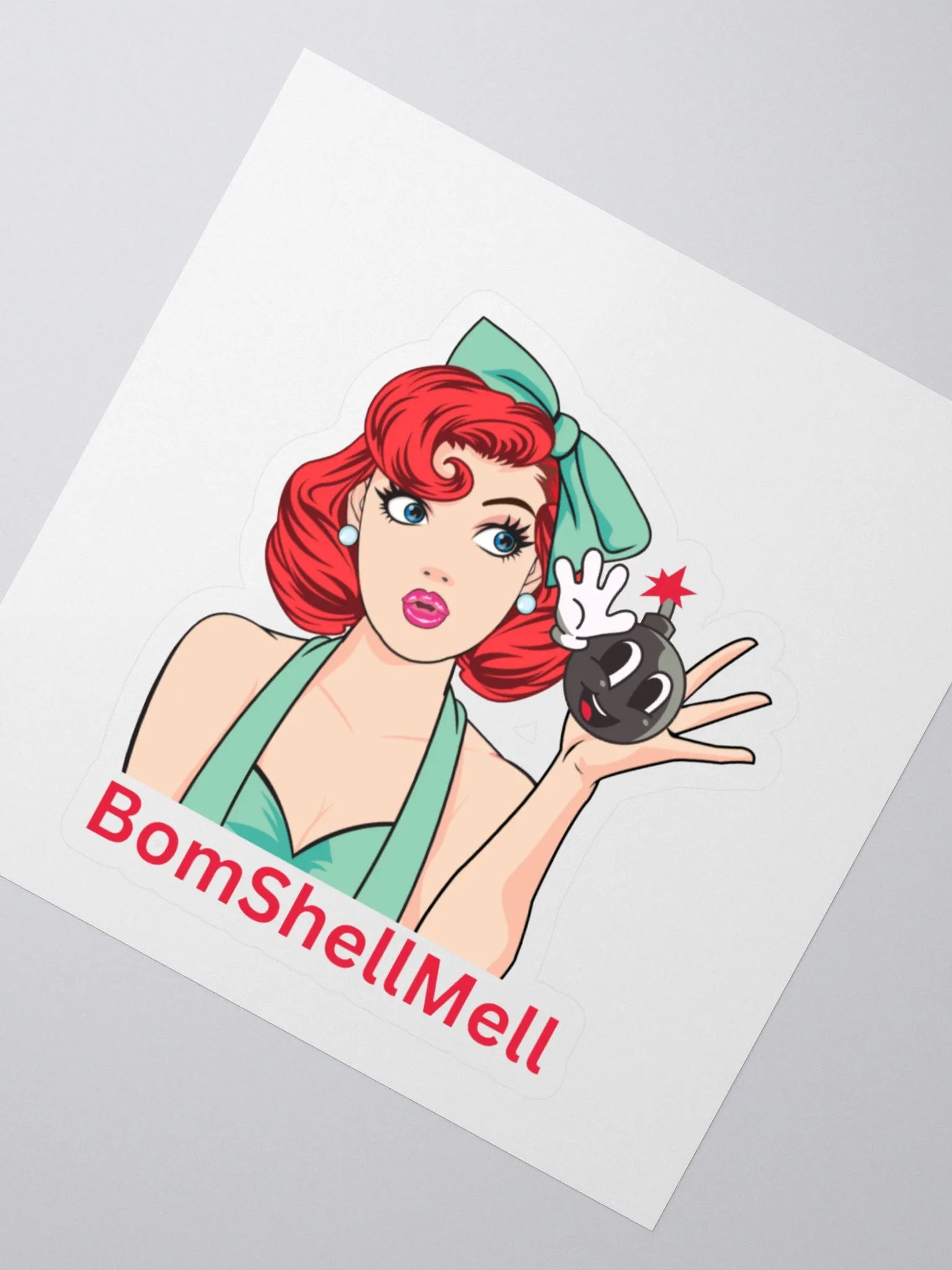 Bombshell Kiss Cut Stickers product image (2)