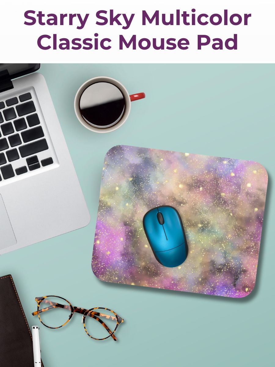 Starry Sky Multicolor Classic Mouse Pad product image (1)