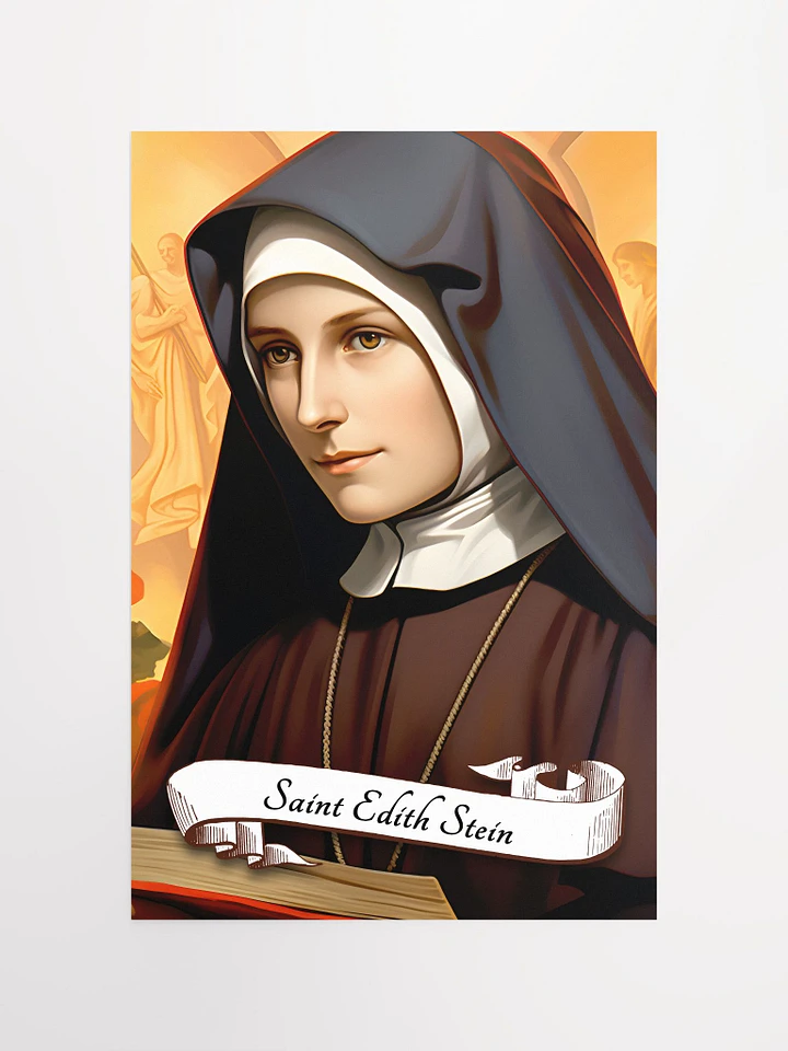 Saint Edith Stein Patron Saint of Europe, Loss of Parents, Martyrs, World Youth Day, Matte Poster product image (2)