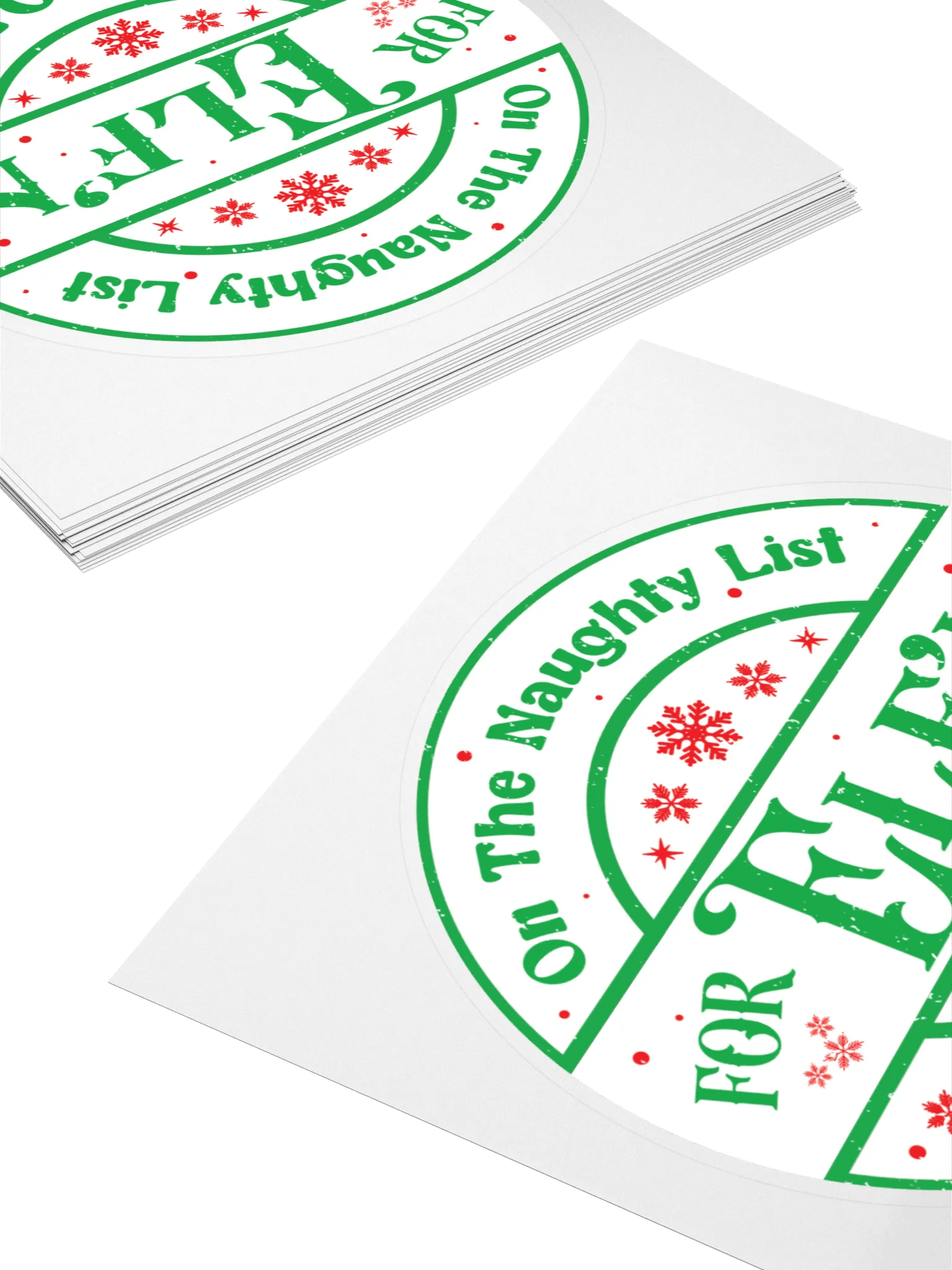 Festive Elf'n Around Kiss-Cut Stickers product image (4)