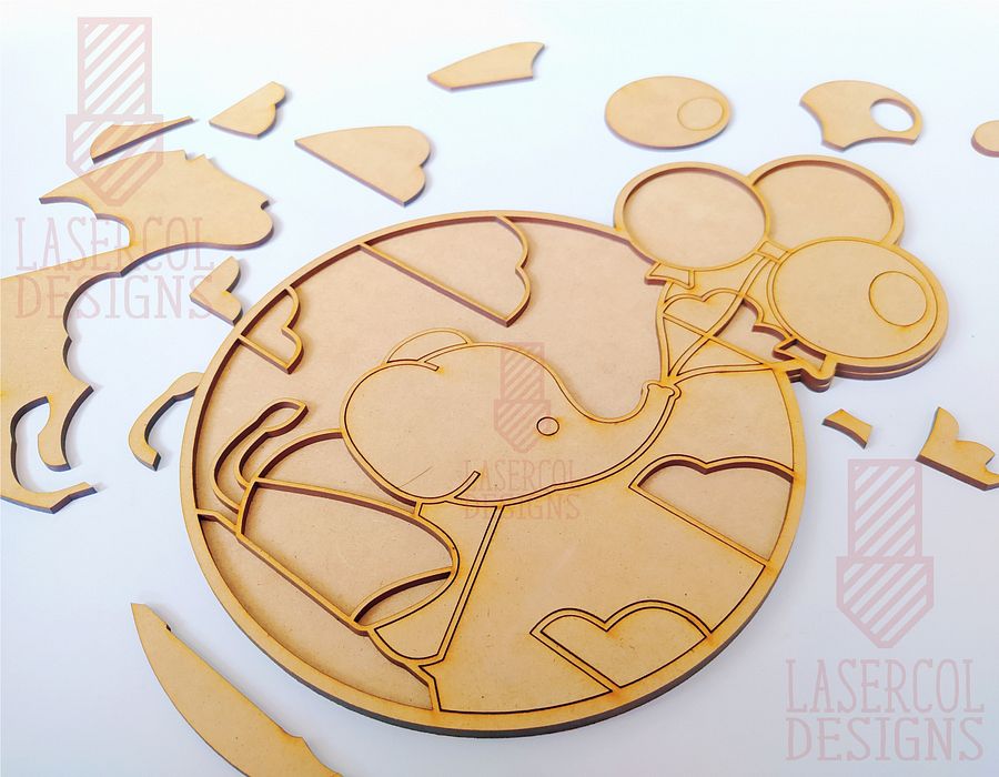 Baby Elephant - Laser Cut Files product image (3)