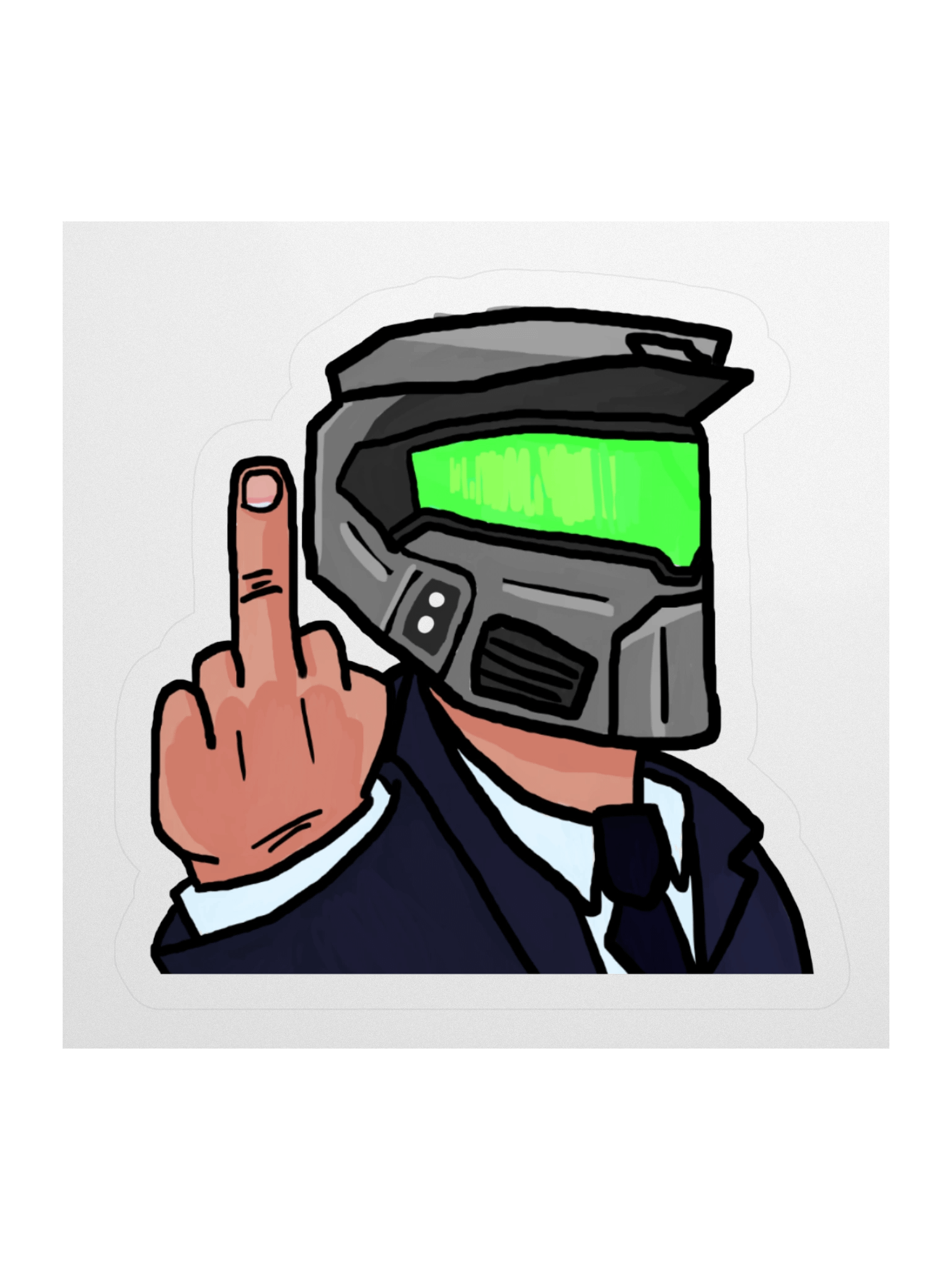 Flipped by Buddy Sticker product image (1)