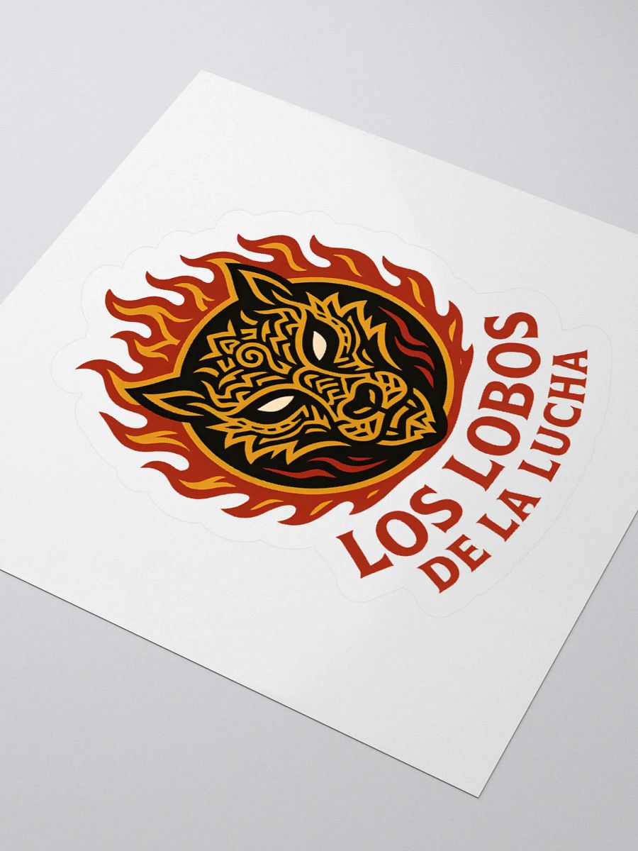 Los Lobos de la Lucha: Fire in the Pack Sticker product image (9)