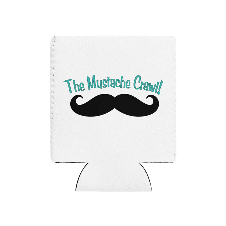 The Mustache Crawl Koozie product image (1)