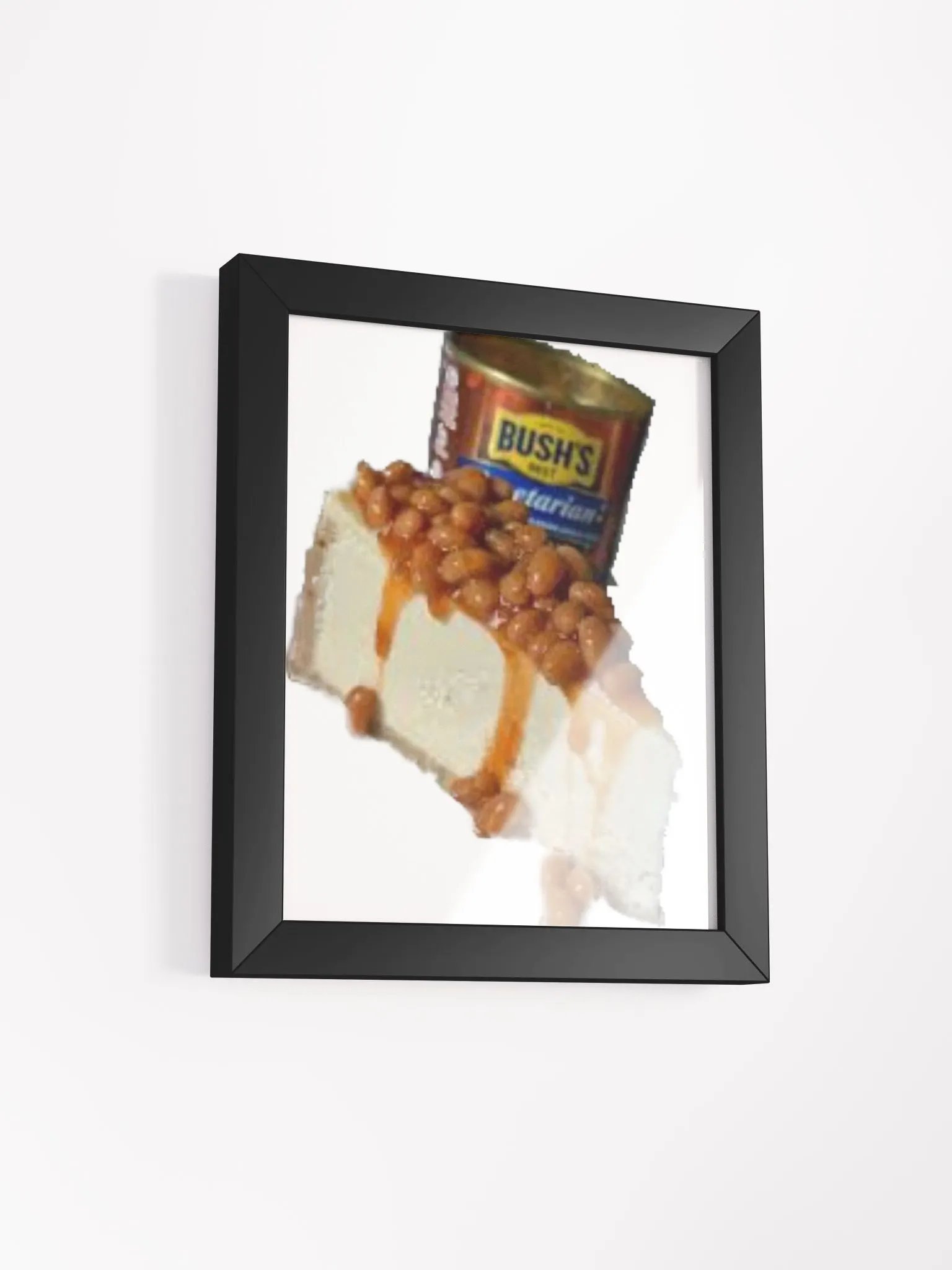 Beans on cheesecake framed image product image (7)