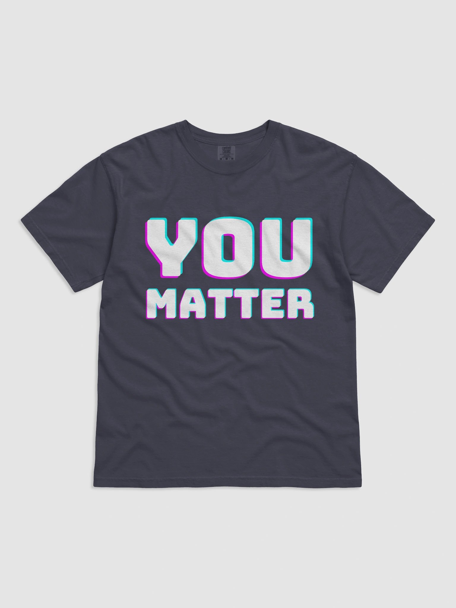 YOU MATTER Glitch-Core Tee product image (2)