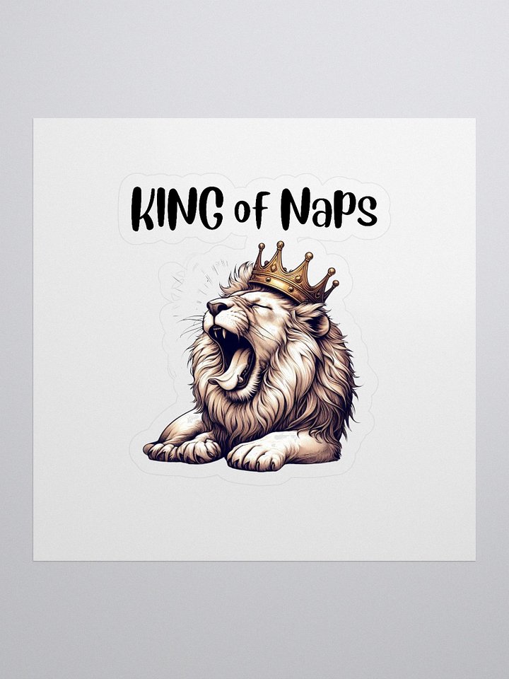 Royal Roar Lion Crown Sticker product image (1)