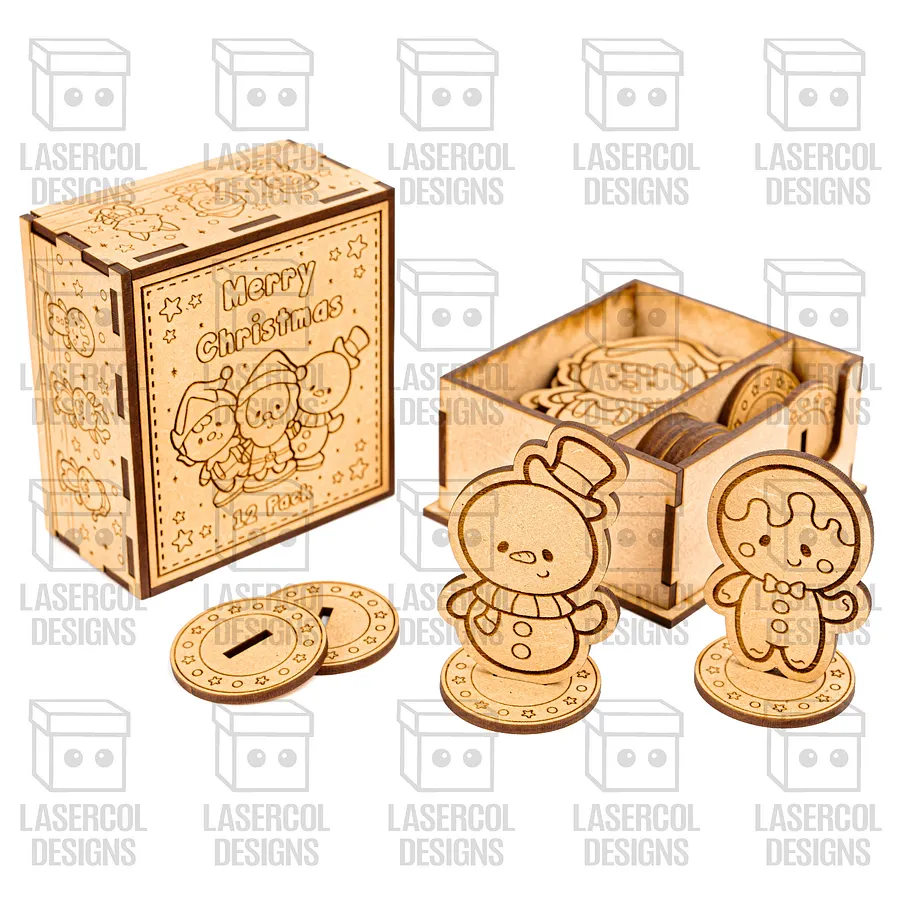 Christmas Characters Box - Laser Cut Files product image (8)
