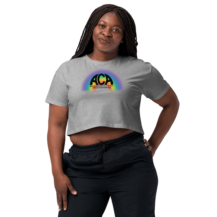 The Atheist Community of Austin Rainbow Crop Top product image (4)