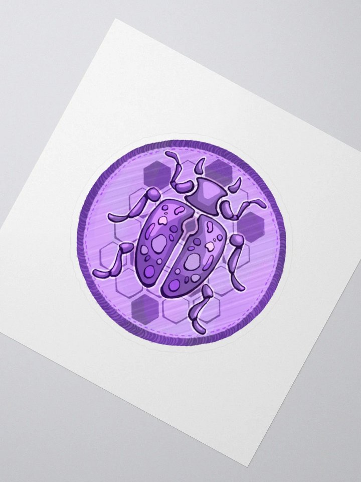 Lavender Ladybugs Sticker product image (2)
