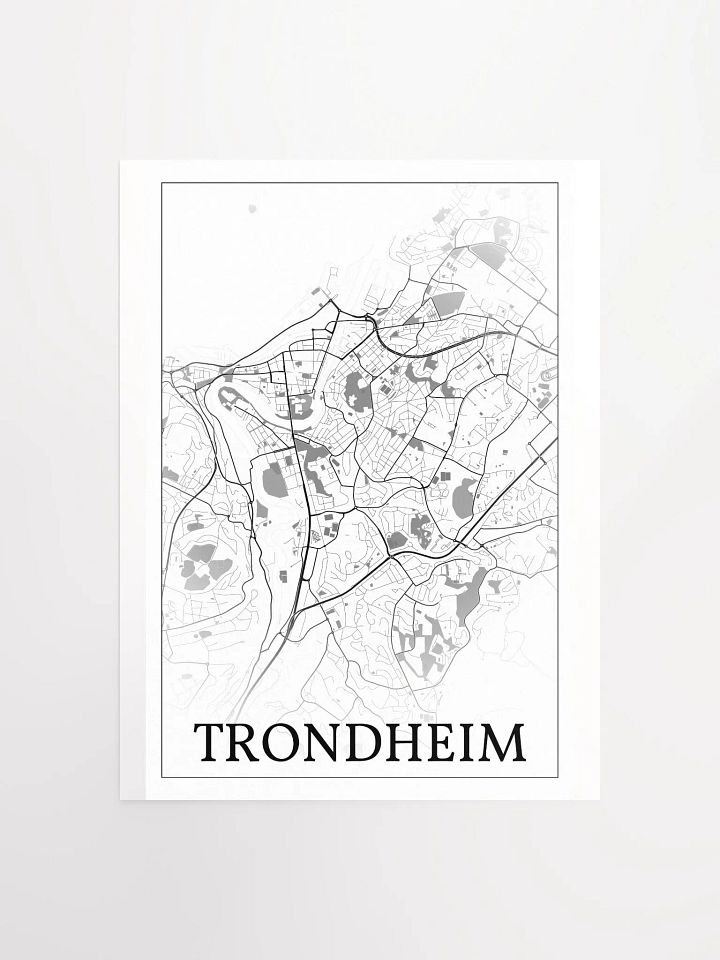 Trondheim, Norway, city map print product image (3)
