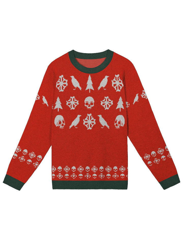 Red Kay_of_the_Dead Christmas Sweater product image (1)