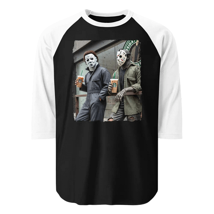 Horror Icons Coffee Hangout Tee product image (1)