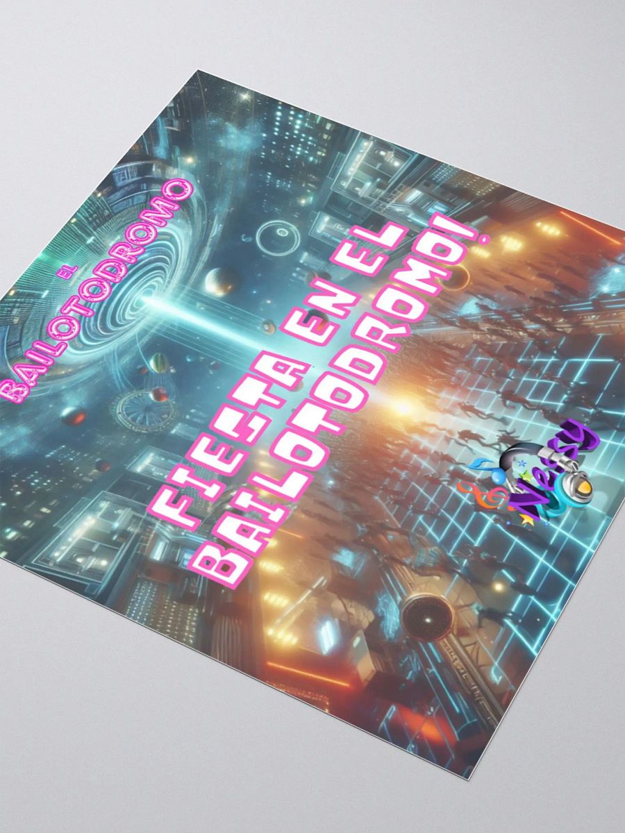 Sticker sencillo Fiesta en el Bailotodromo product image (8)