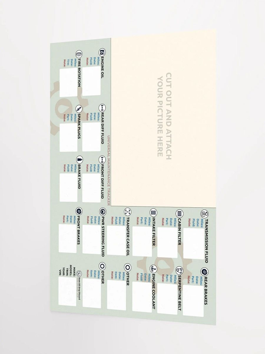 Universal Maintenance Tracker product image (4)