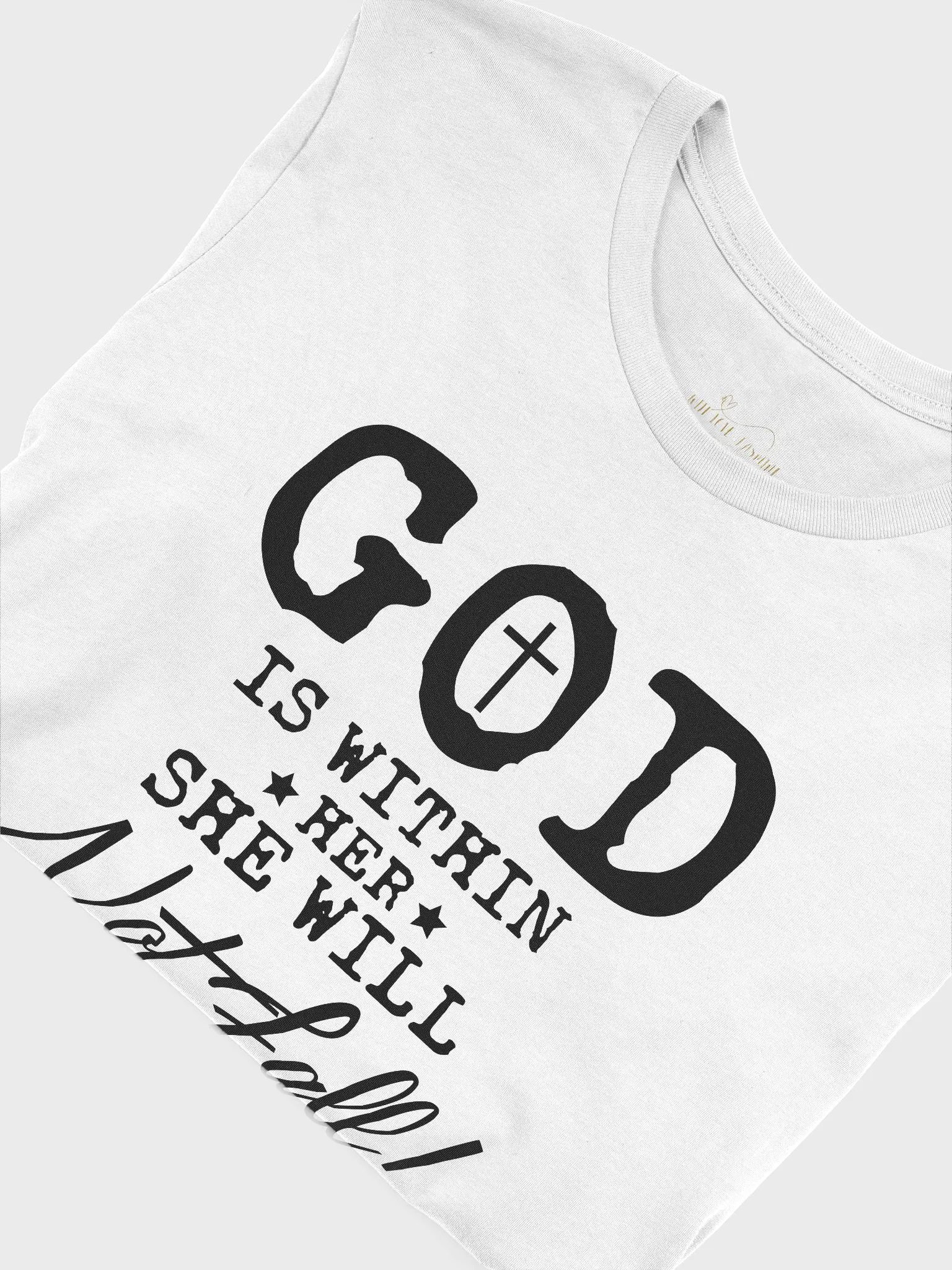 GOD IS WITHIN HER SHE WILL NOT FALL! T-SHIRT & MY PRAYER & GRATITUDE JOURNAL BUNDLE product image (6)