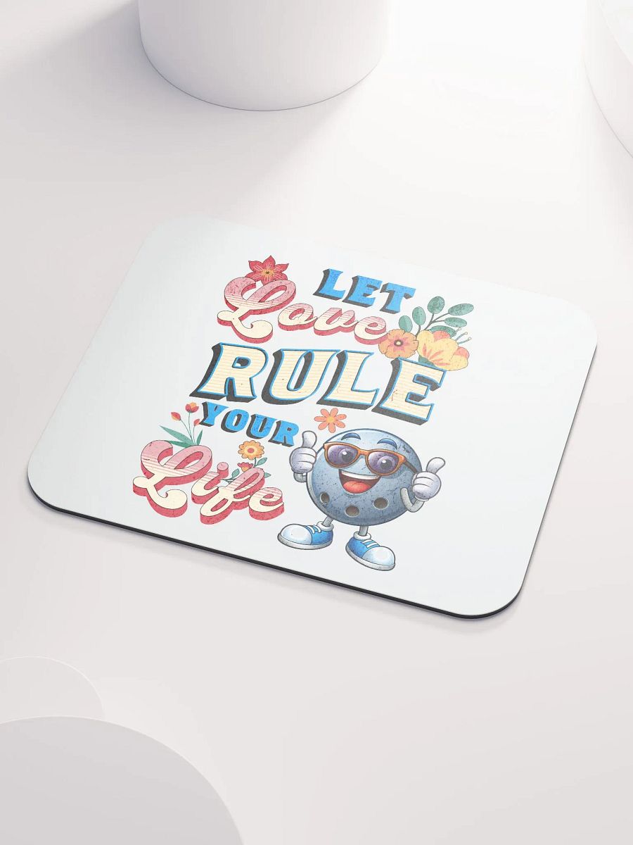 Let Love Rule Your Life Bowling Mouse Pad product image (3)