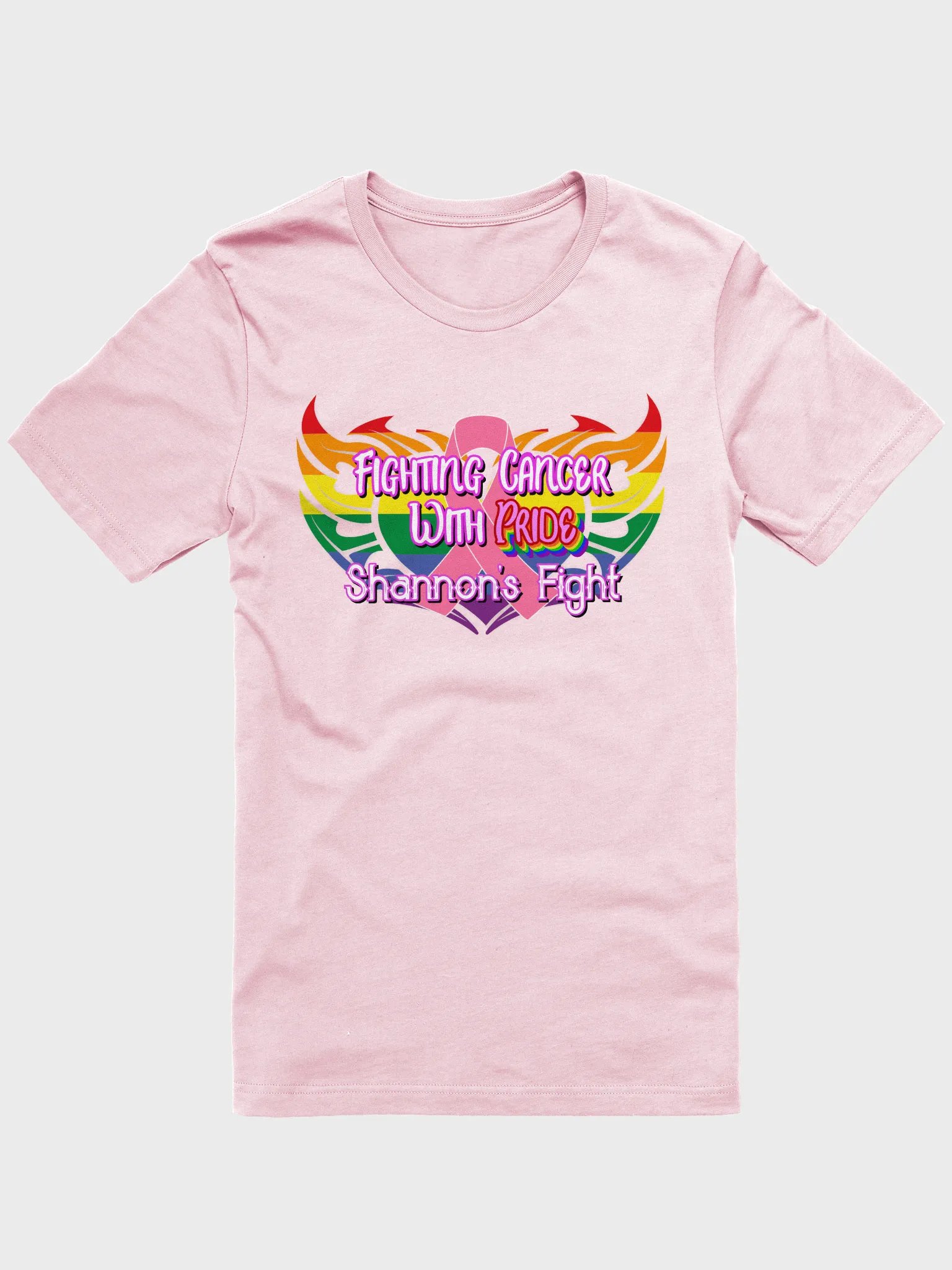 Fighting Cancer w/ Pride - Adult T-Shirt product image (1)