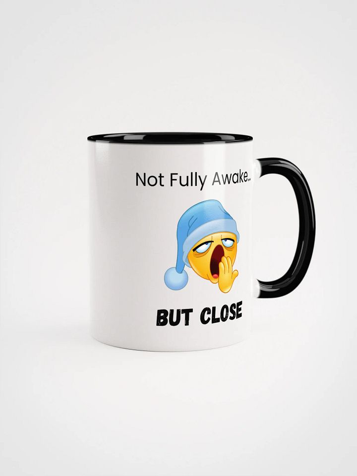 Not Fully Awake... But Close Emoji Ceramic Mug product image (1)