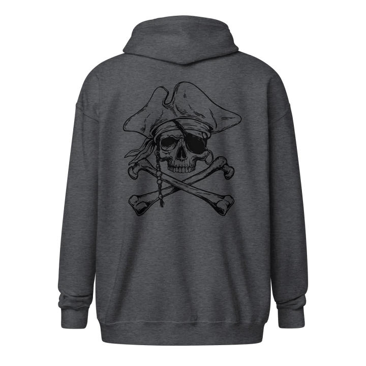 Krewmate Essential Zip Hoodie - Back from the Dead Variant (Black Logo) product image (4)