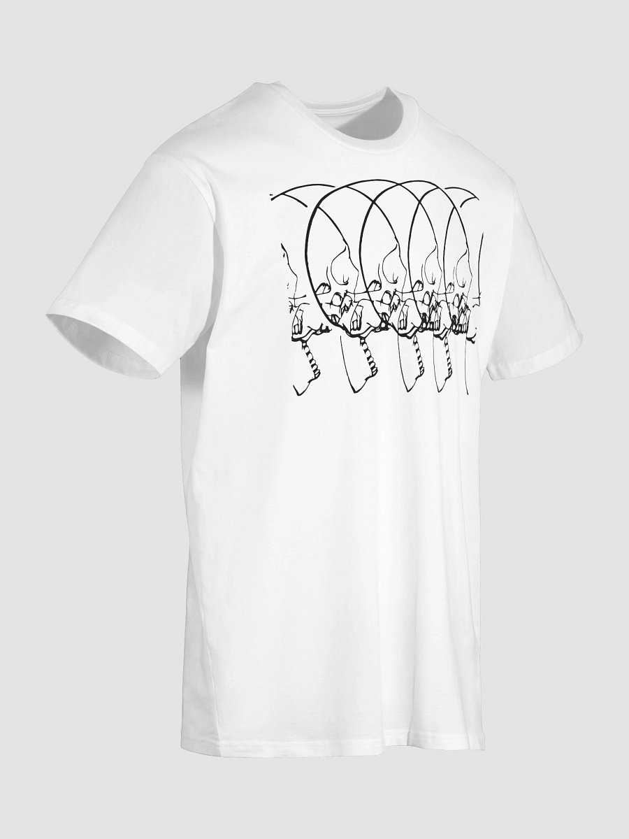 SKULL 3D OPTICAL ILLUSION T-SHIRT UNISEX product image (4)