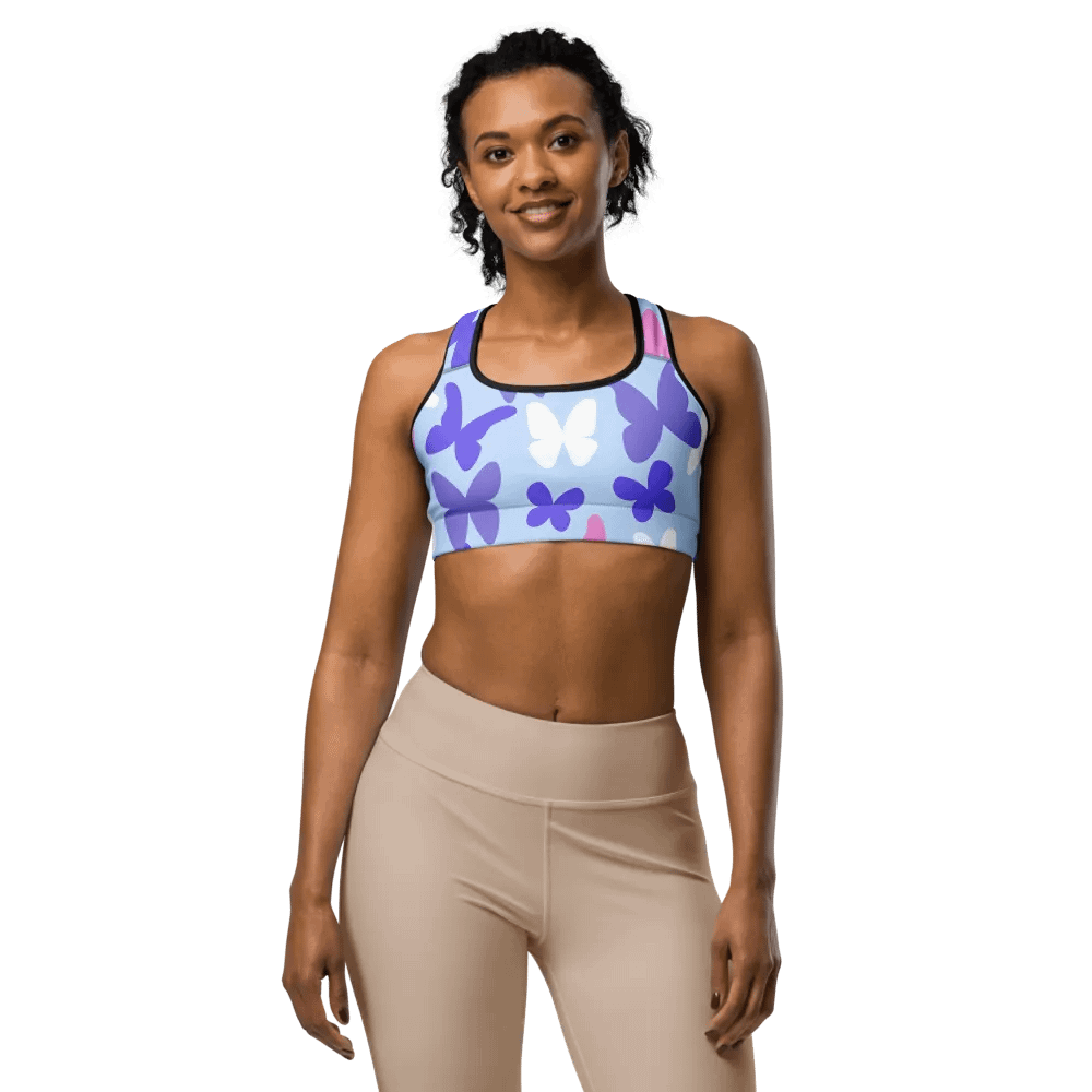 Butterfly Dreams All-Over Sports Bra product image (1)