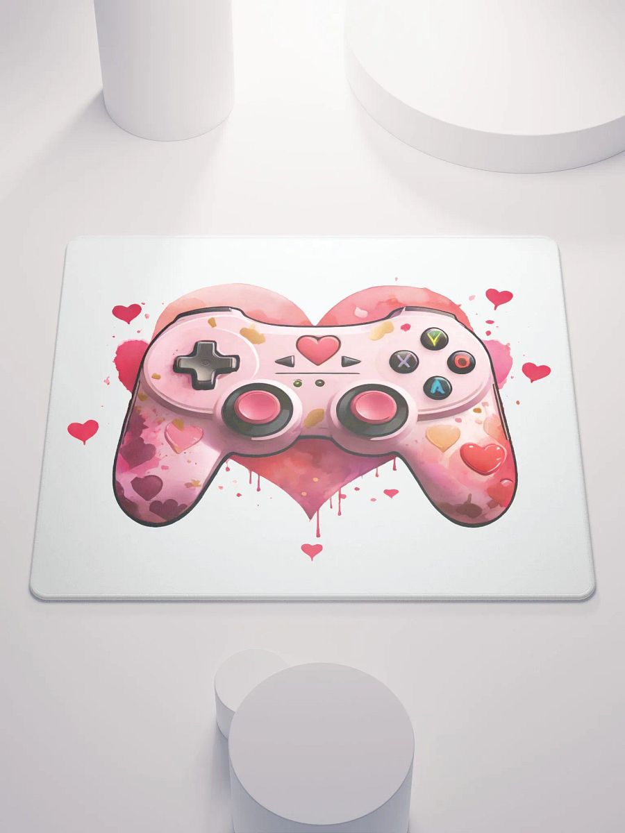 Level Up Love - Heartfelt Gaming Mouse Pad product image (1)