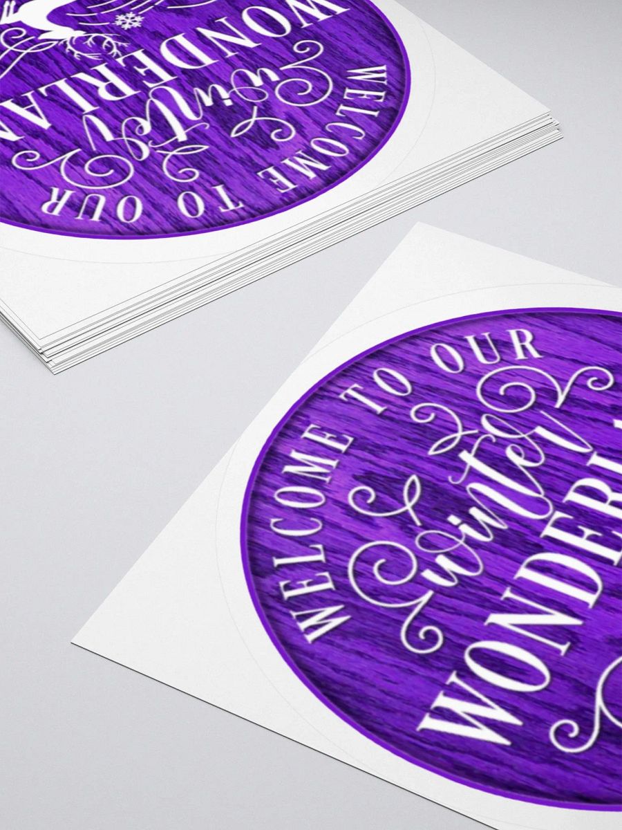 WELCOME TO OUR WINTER WONDERLAND product image (4)