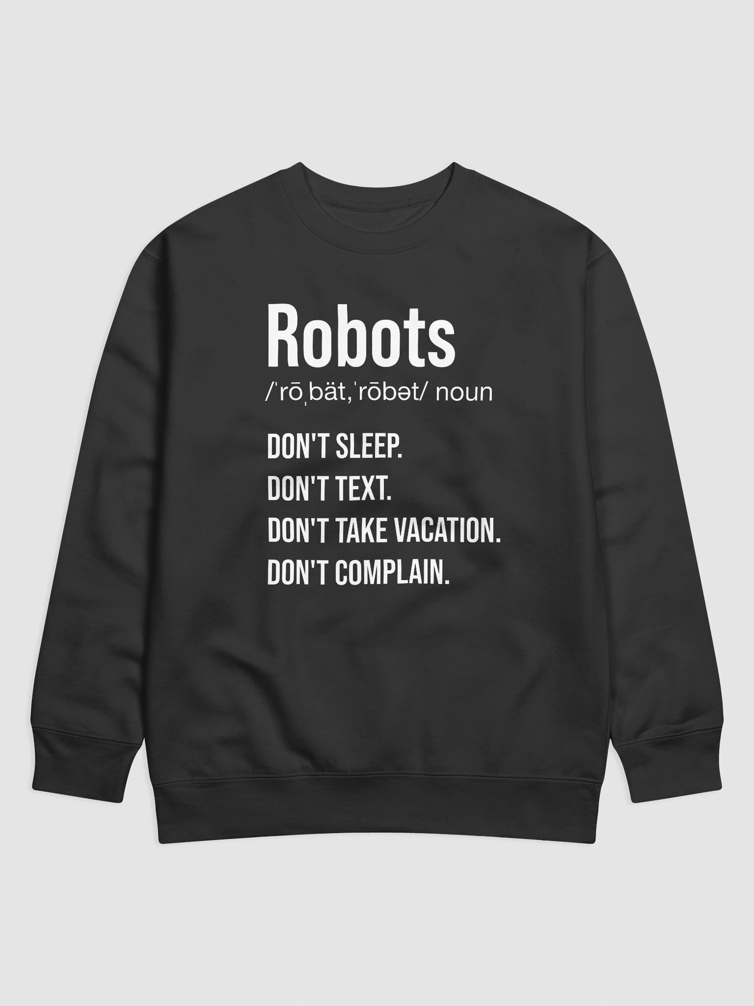 Robots: Premium Sweatshirt product image (1)