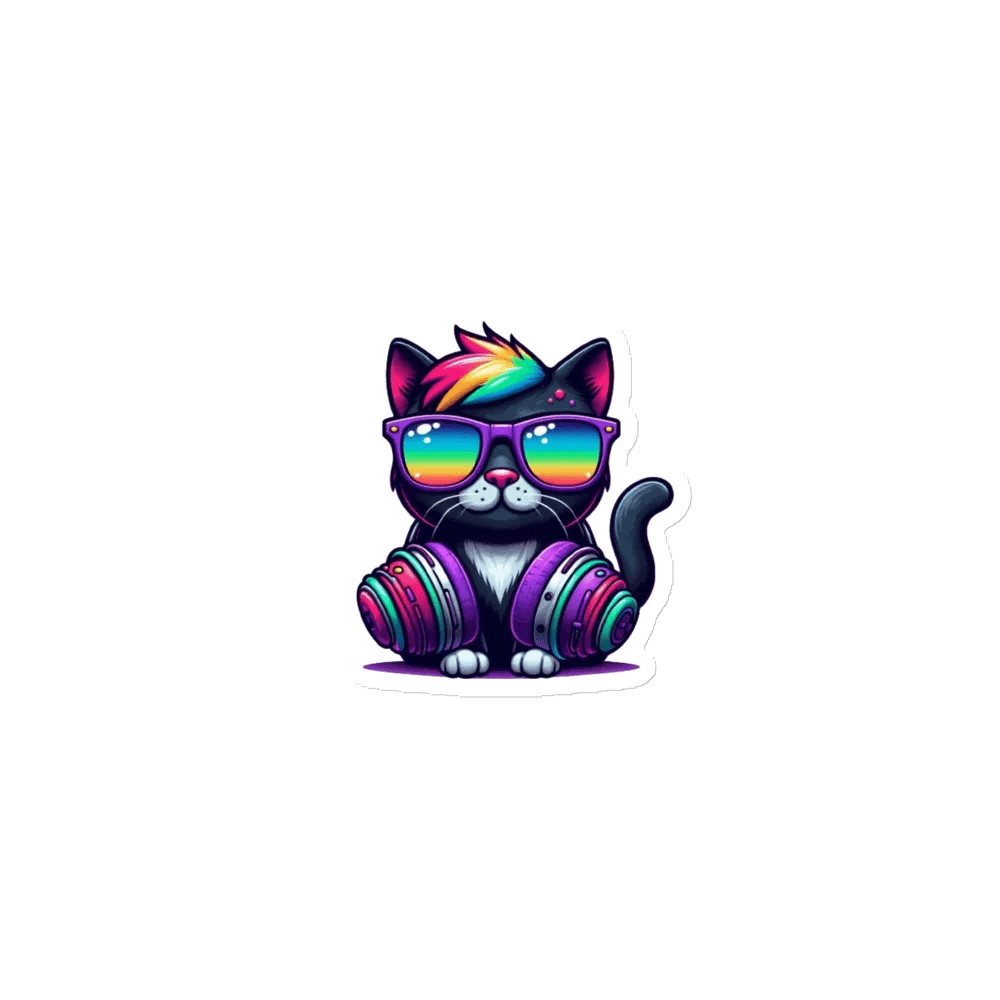 Cool Cat magnet product image (1)