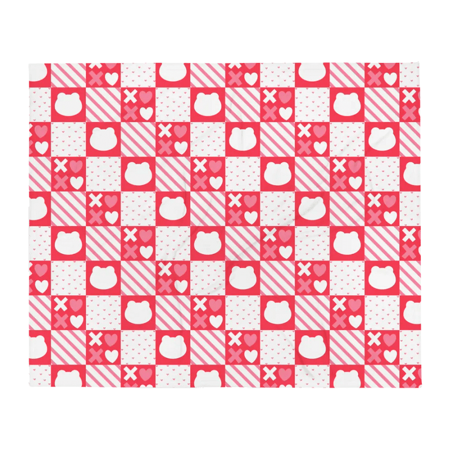 Valentine's Red Throw Blanket product image (2)