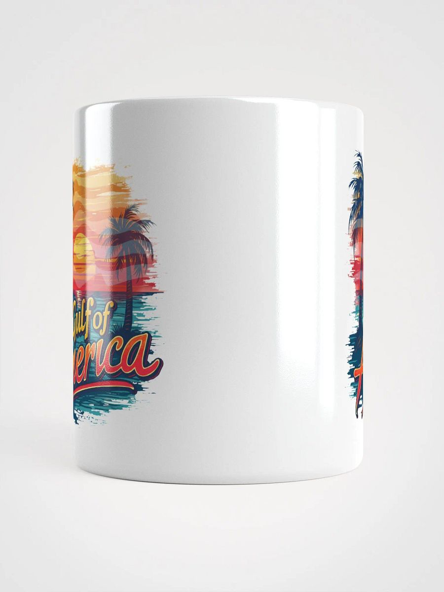 The Gulf of America with Sunset Flag Mug product image (13)