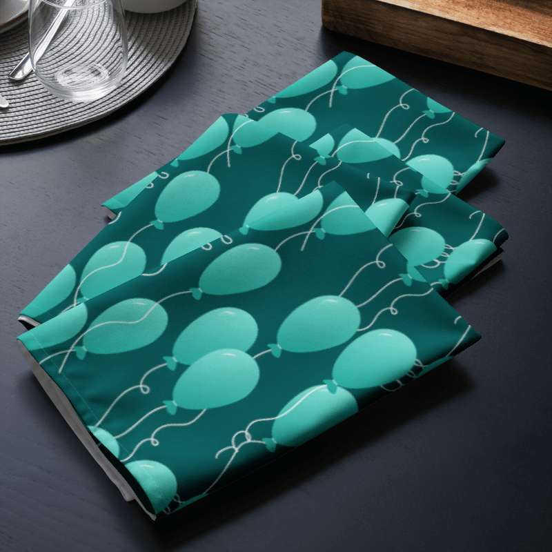 Set of Floating Balloons Party Time! Cloth Napkins product image (7)