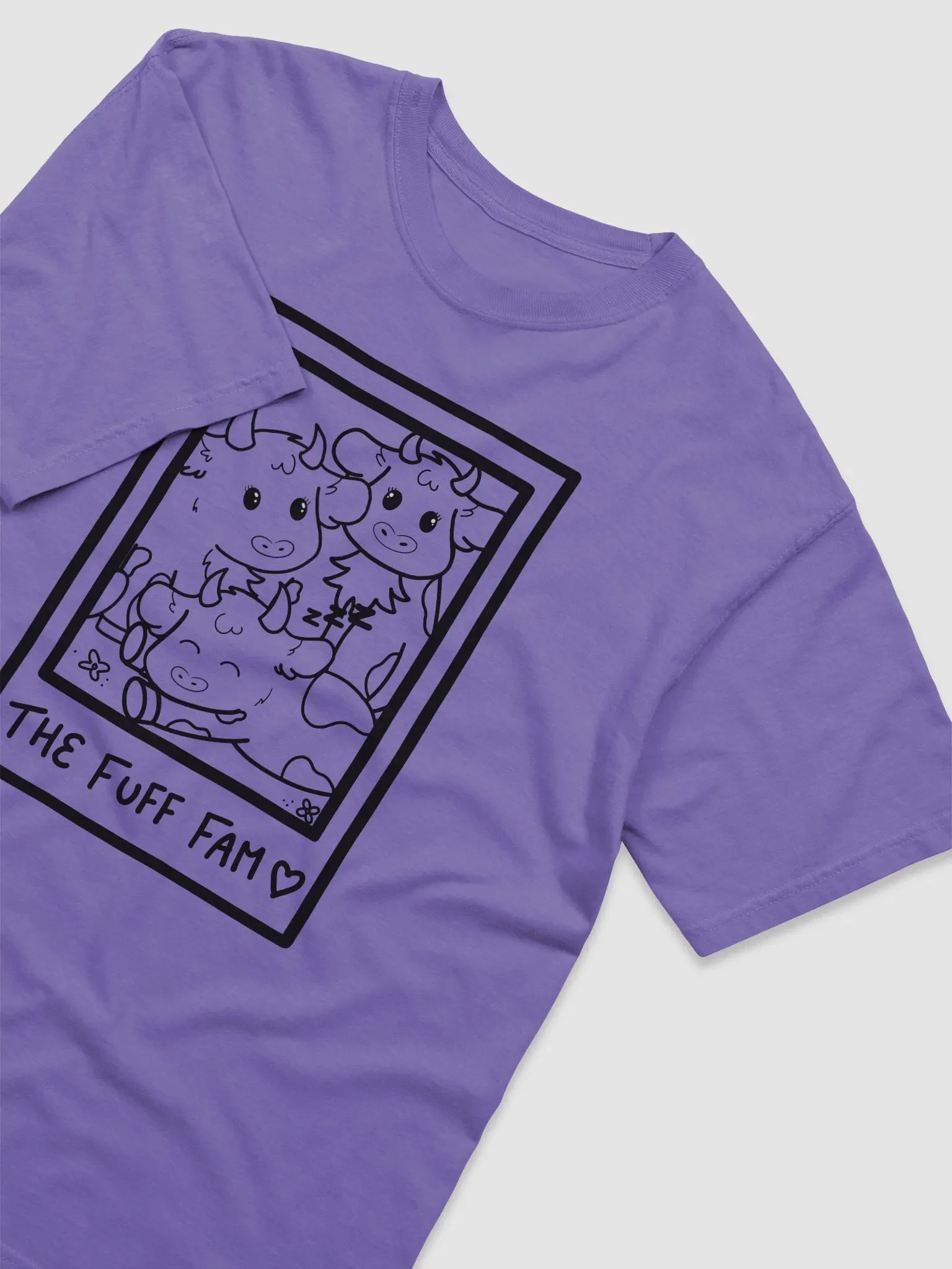 Fuff Fam Polaroid T-Shirt (outline) product image (4)