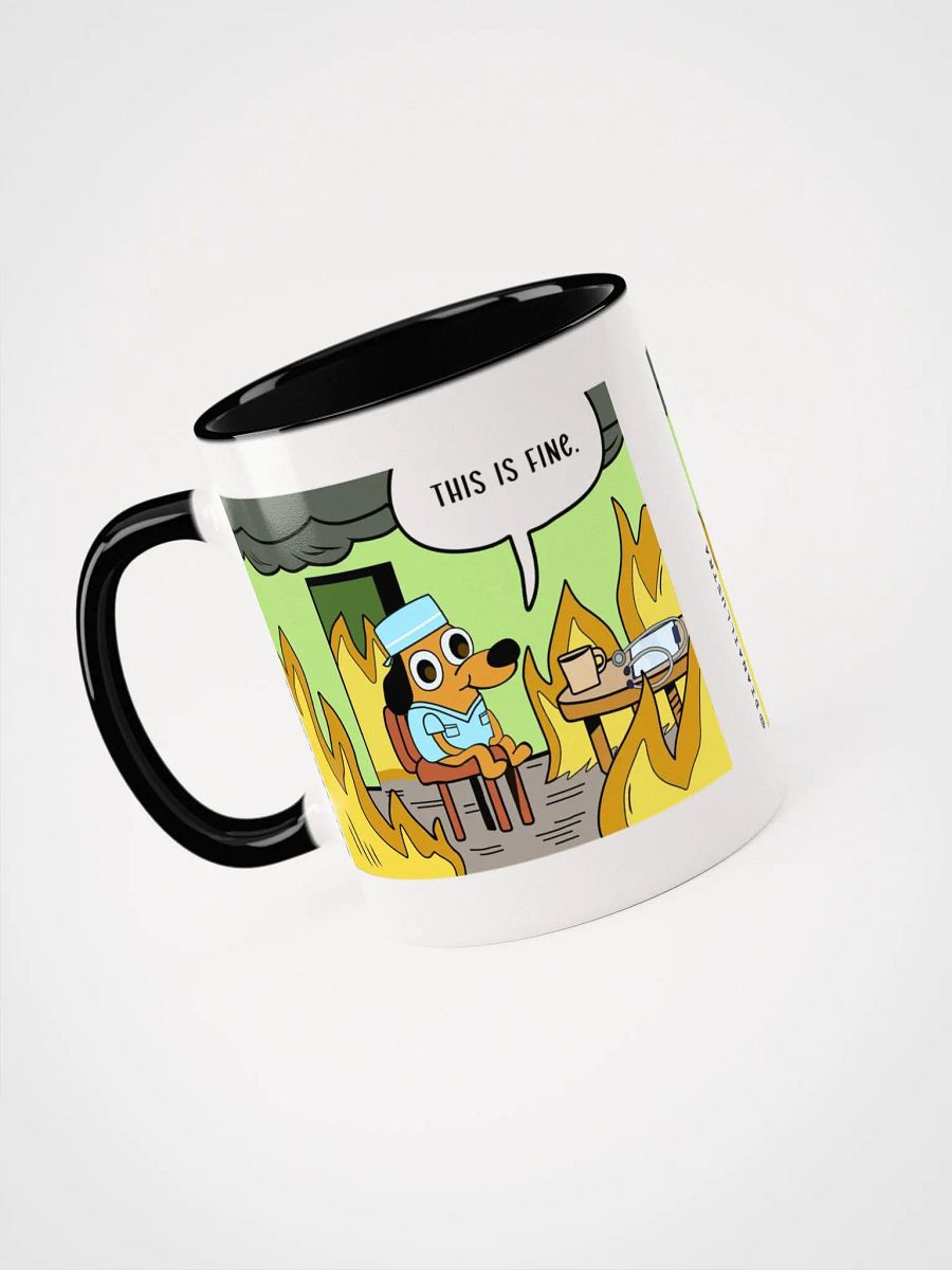 "This is fine-doctor" Ceramic Mug with color inside product image (5)