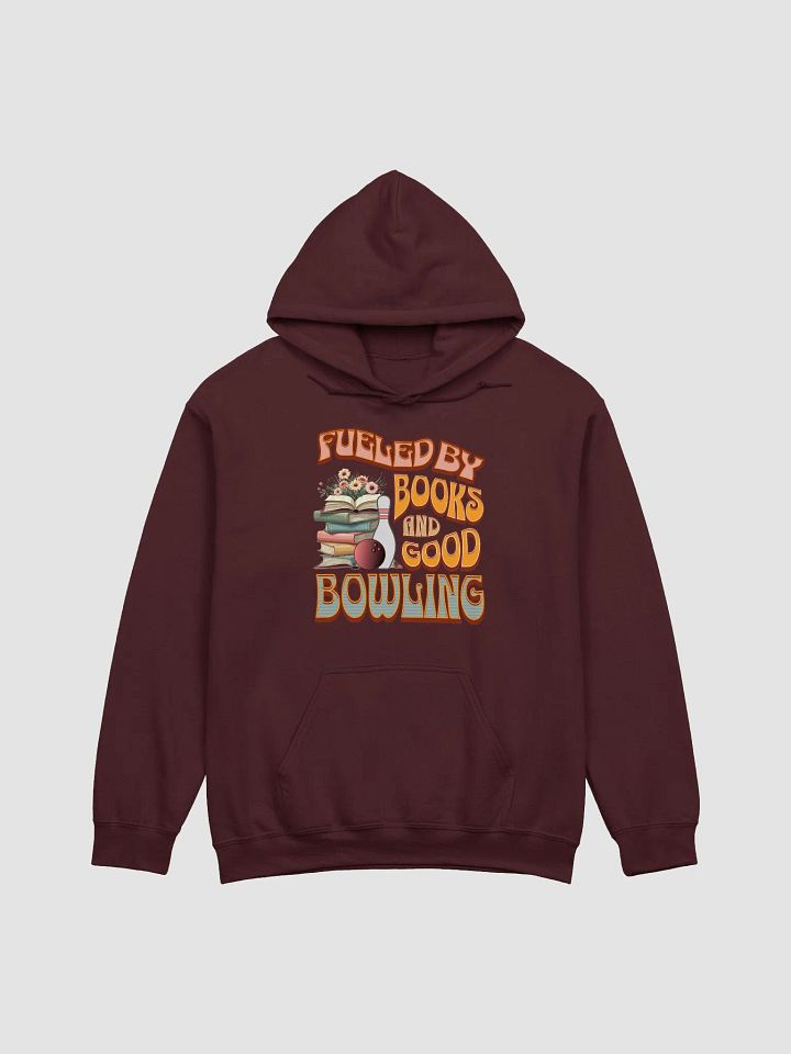 Fueled By Books And Good Bowling Bookworm Hoodie product image (9)