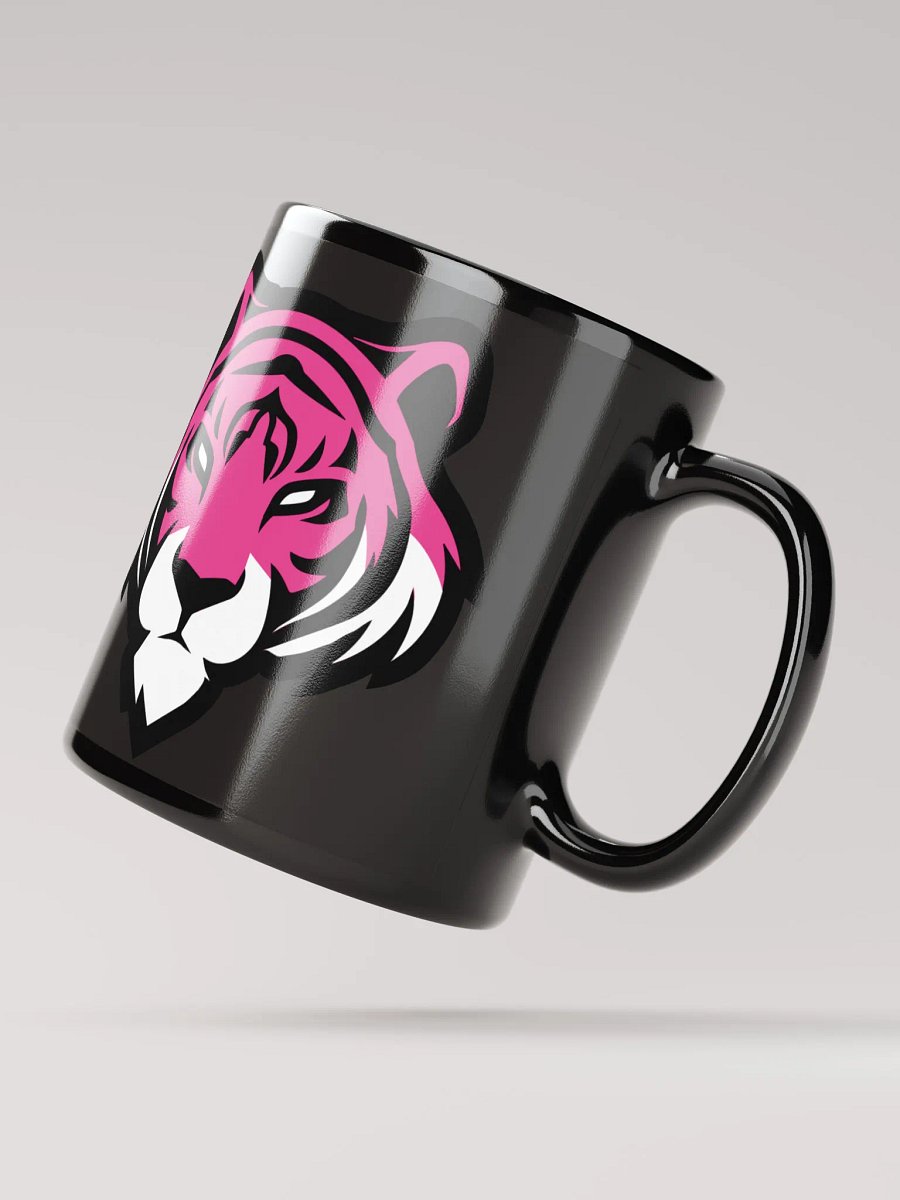 Pink Tiger Logo Black Mug product image (3)