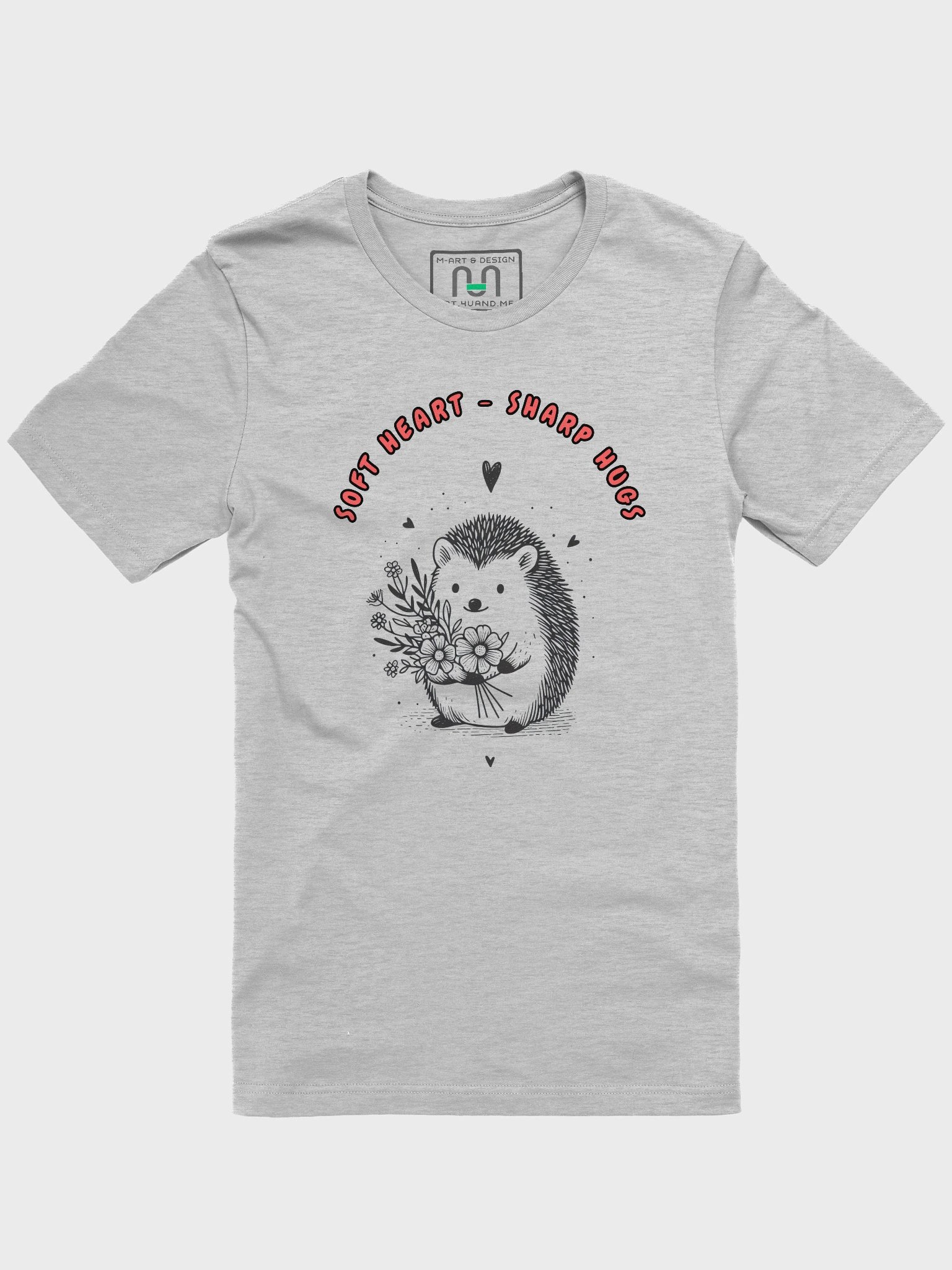 Hedgehog Heart Bouquet T-Shirt product image (9)