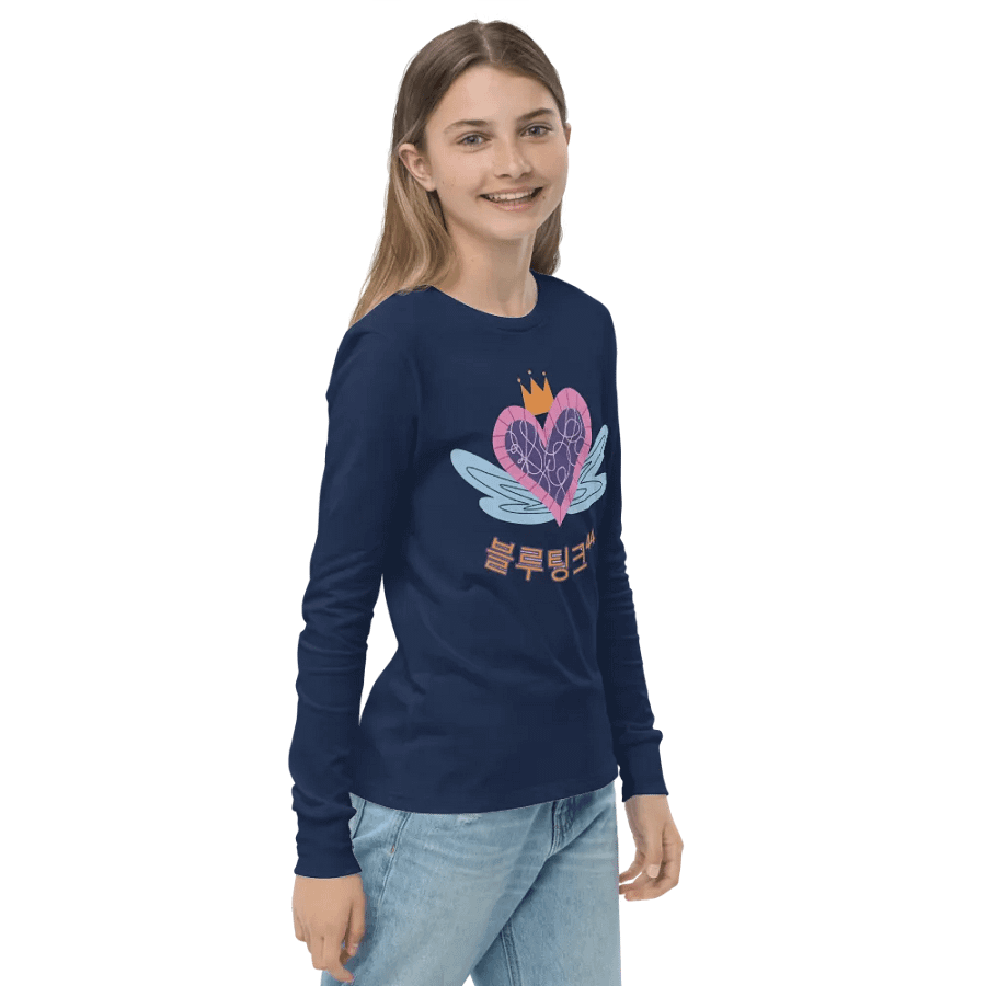 블루팅크⁴⁴ Youth Long Sleeve T-Shirt product image (5)