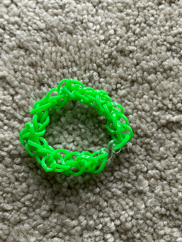 Green Loom Bracelet product image (1)
