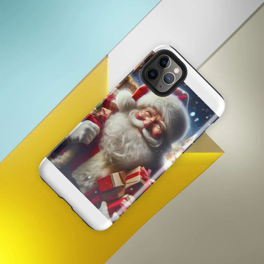 Love Joy Santa With Gifts Tough Case For iPhone product image (40)