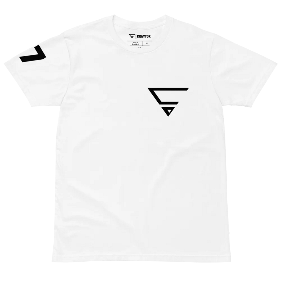 CraytoX Premium T-Shirt - White product image (12)