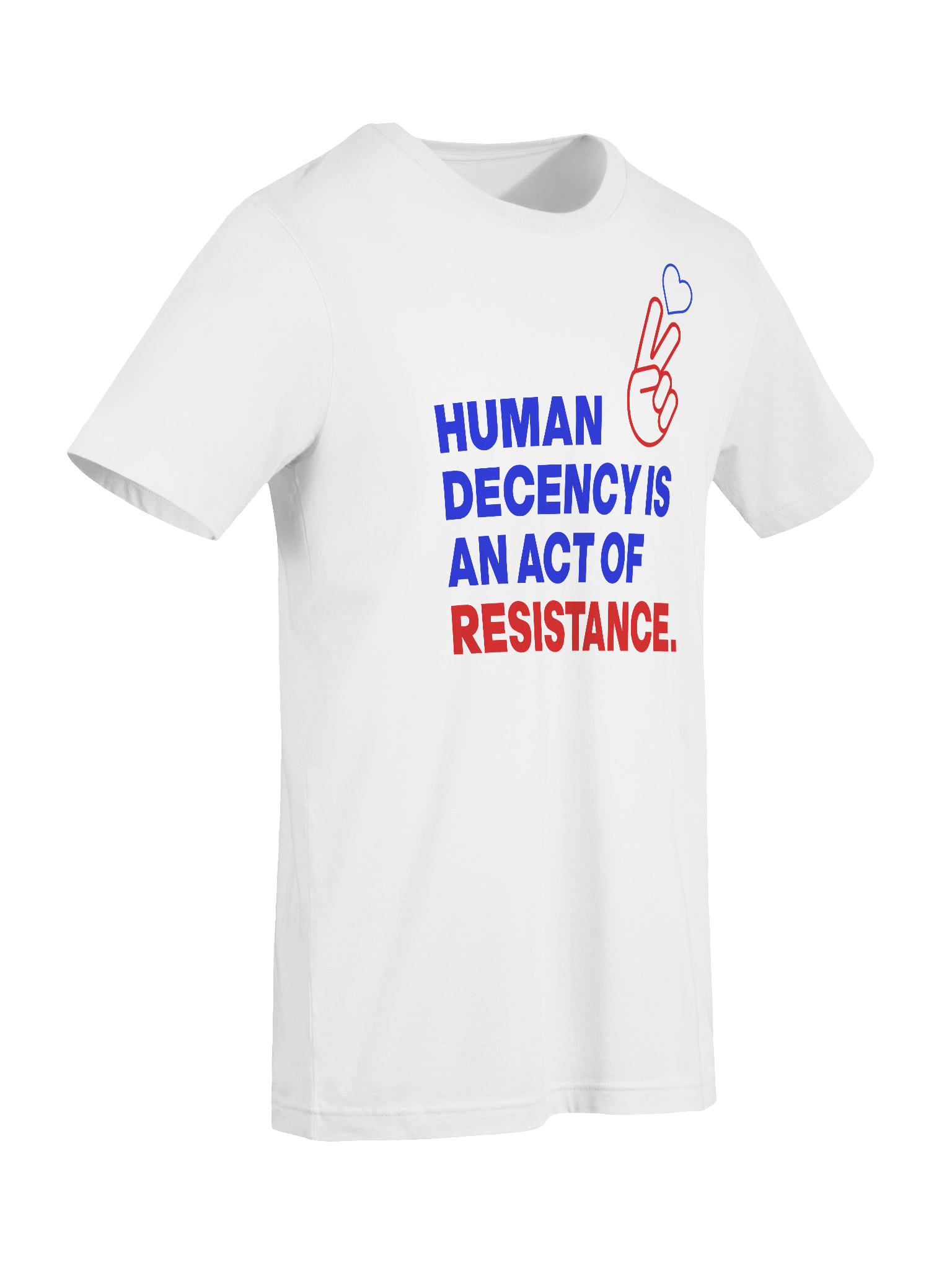 HUMAN DECENCY IS AN ACT OF RESISTANCE - WOMENS FIT product image (5)