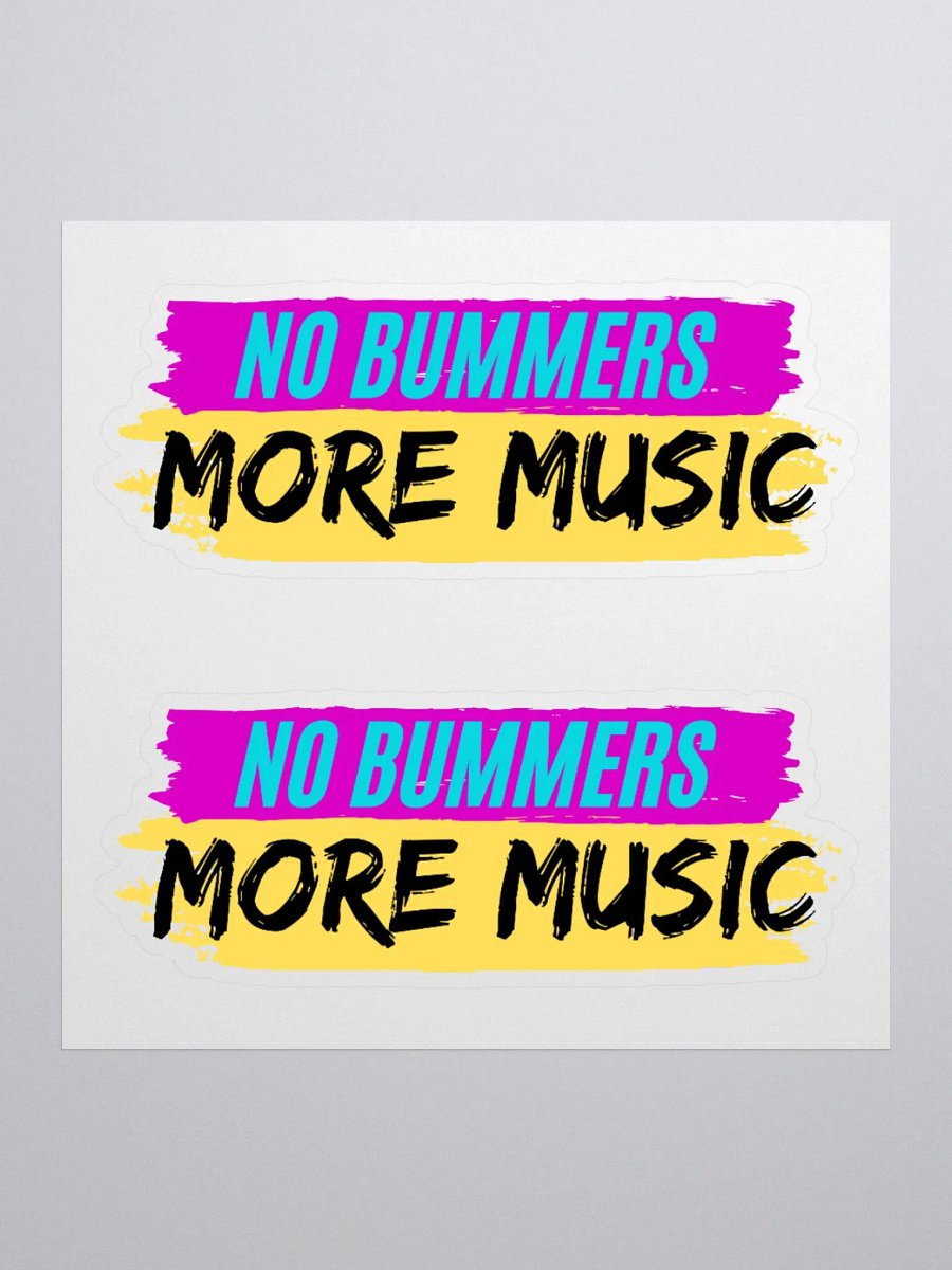 No Bummers Sticker product image (1)