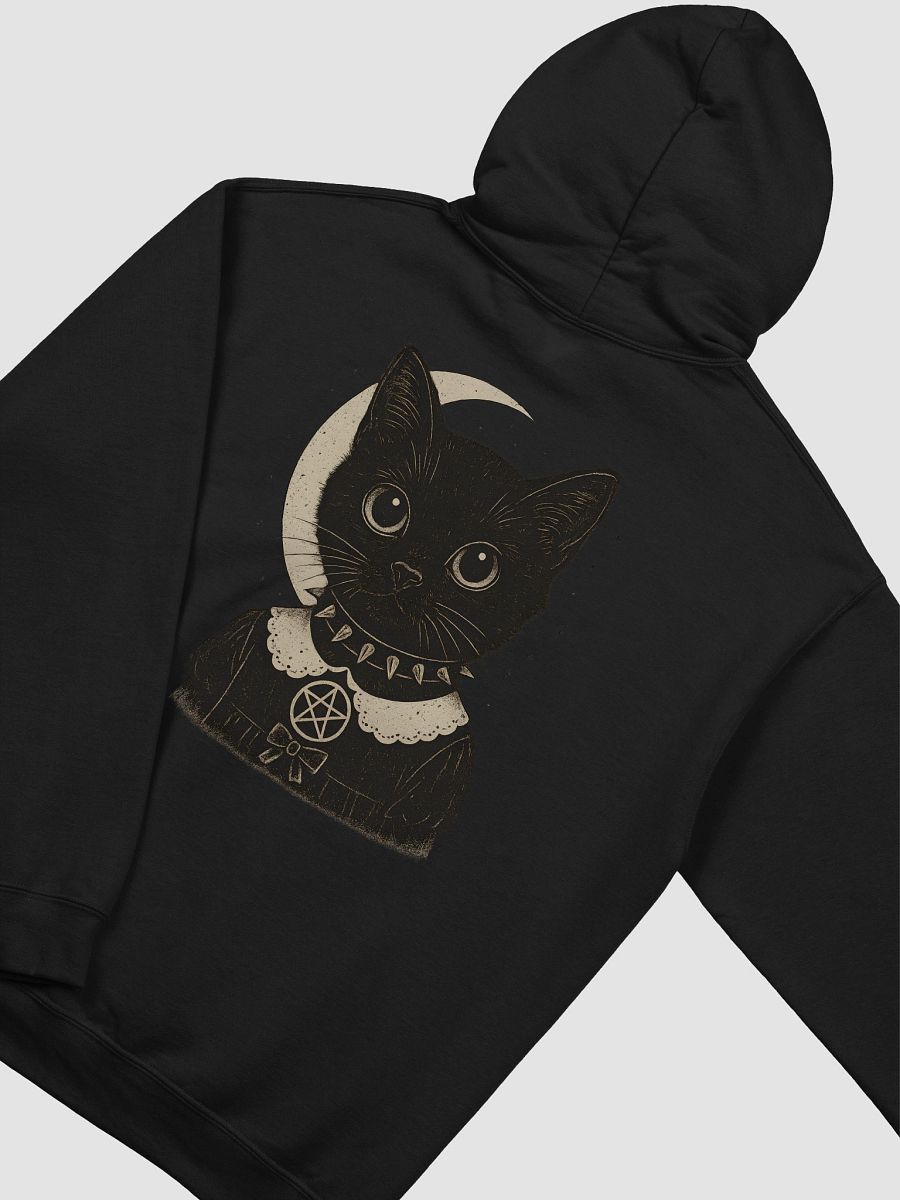 Gothic Cat Crescent Hoodie product image (4)